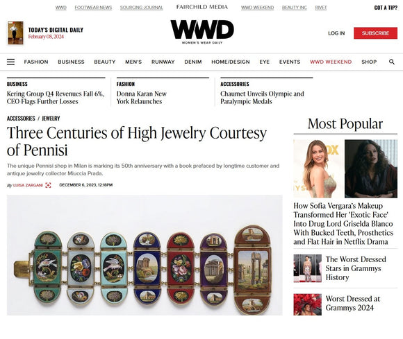 WWD - Three Centuries of High Jewelry Courtesy of Pennisi