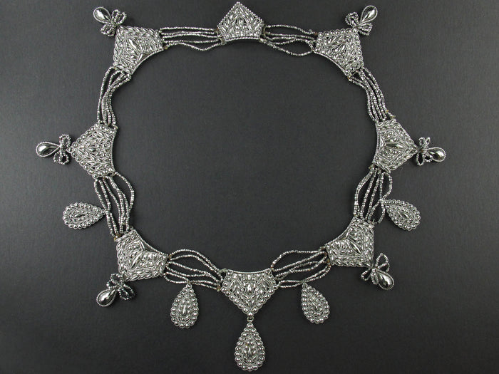 Extraordinary Georgian Cut-steel Parure with Tiara, 1830 c.a.