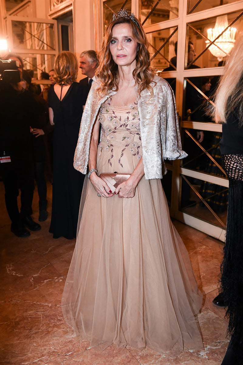 Eliana Miglio wears Pennisi Jewels during La Scala’s gala season premiere.