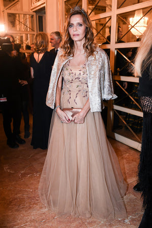 Eliana Miglio wears Pennisi Jewels during La Scala’s gala season premiere.