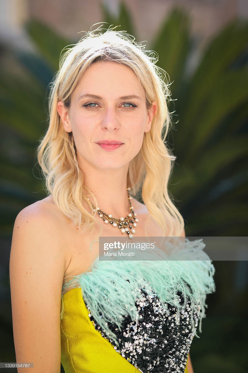 Elena Radonicich wears Pennisi Jewels during the inauguration of "Mostra del Cinema di Venezia"