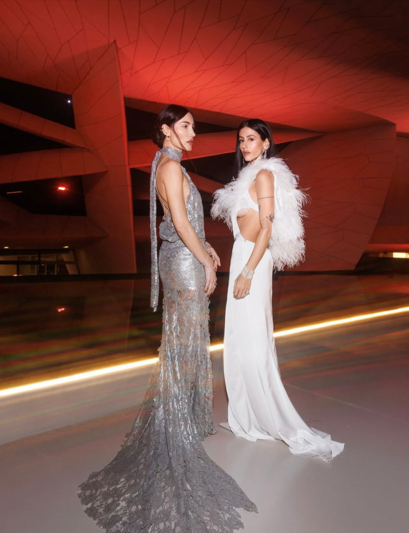 Gilda Ambrosio wears Pennisi jewels in Doha for the Fashion Trust Arabia