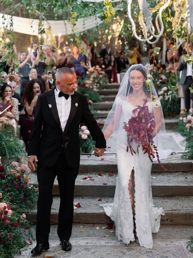 Eros Ramazzotti wears Pennisi jewels for Aurora's wedding