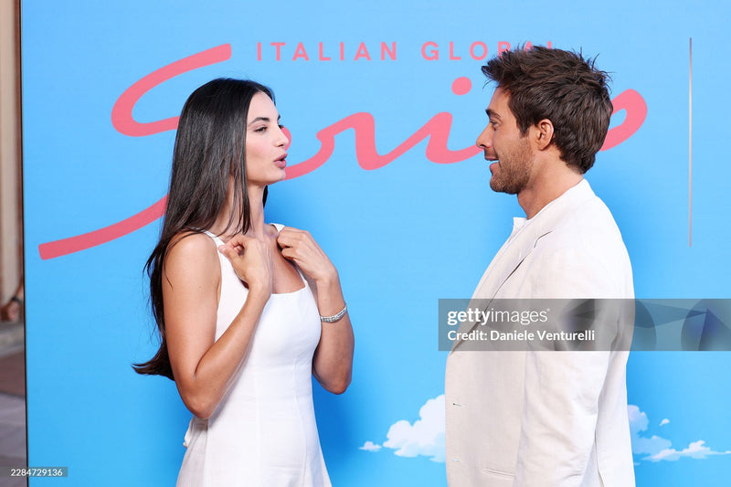 Francesca Chillemi wears Pennisi jewels during Italian Global Series Festival