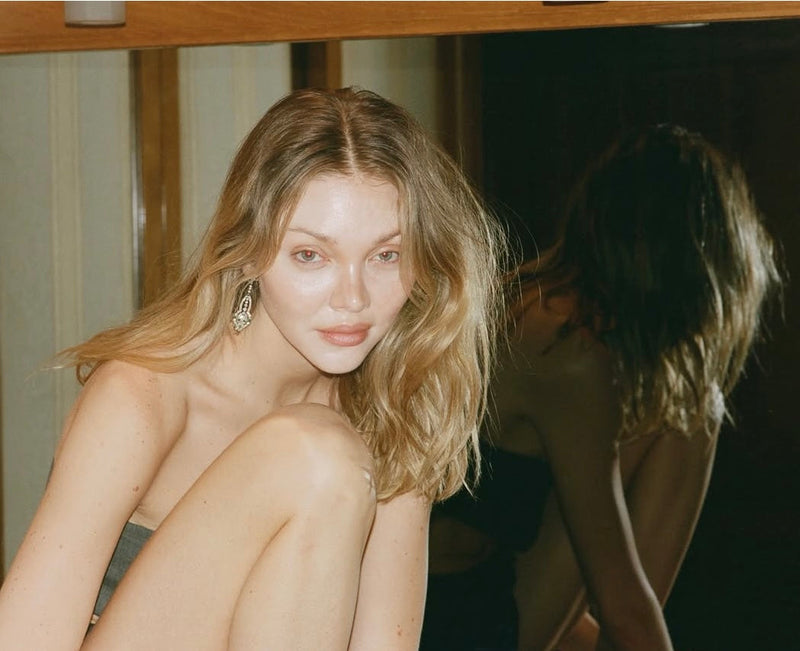 Jessie Andrews in Prada with Pennisi jewels during MFW26