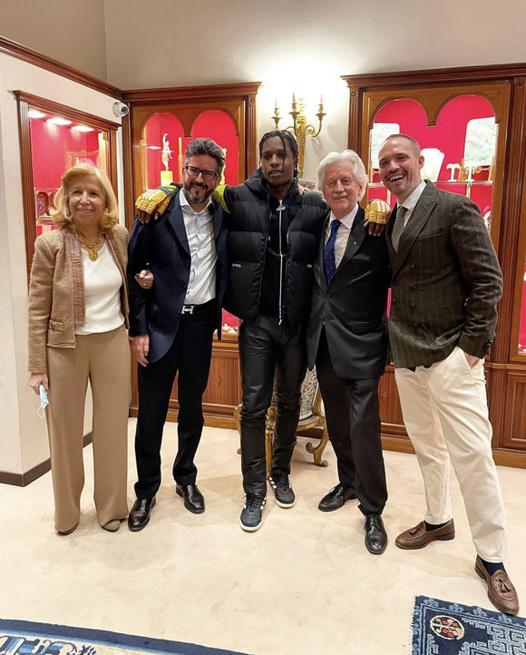 Pennisi Family portrait with A$AP ROCKY