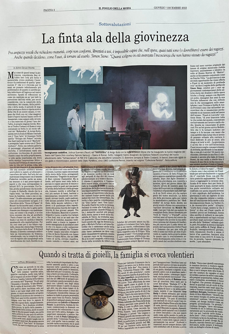 il Foglio - When it comes to jewelry, family is often mentioned