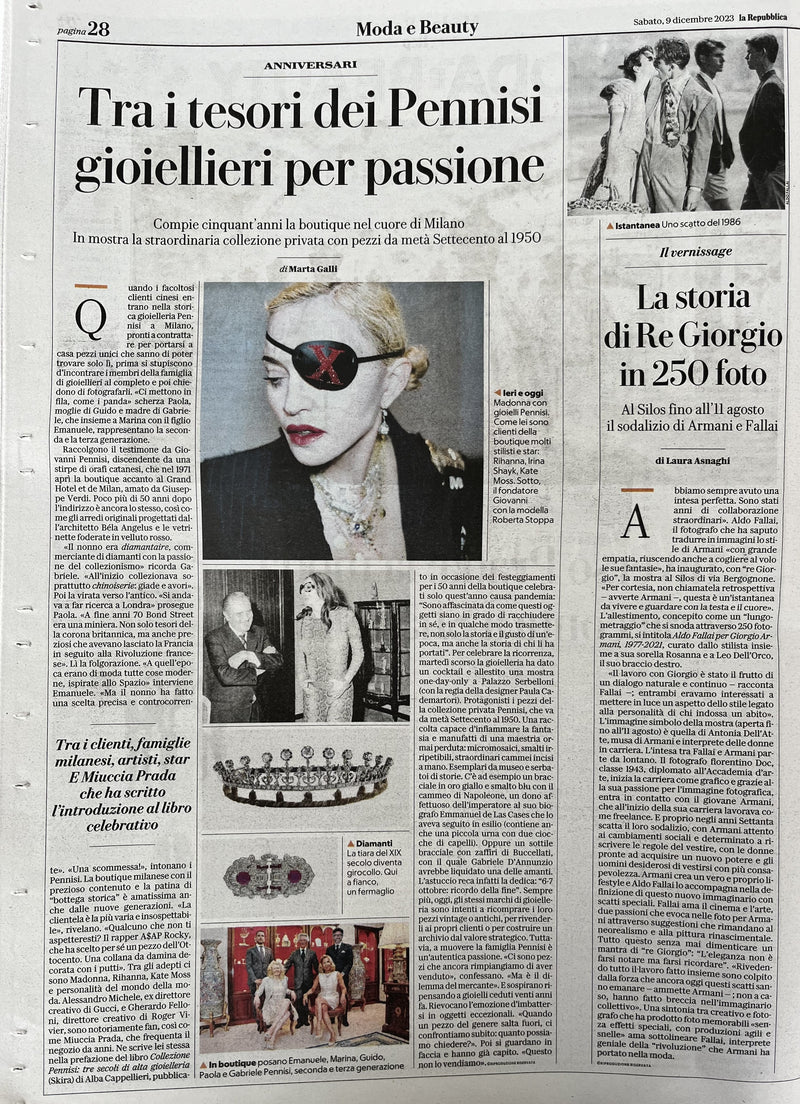 La Repubblica - Among the treasures of the Pennisi jewelers by passion