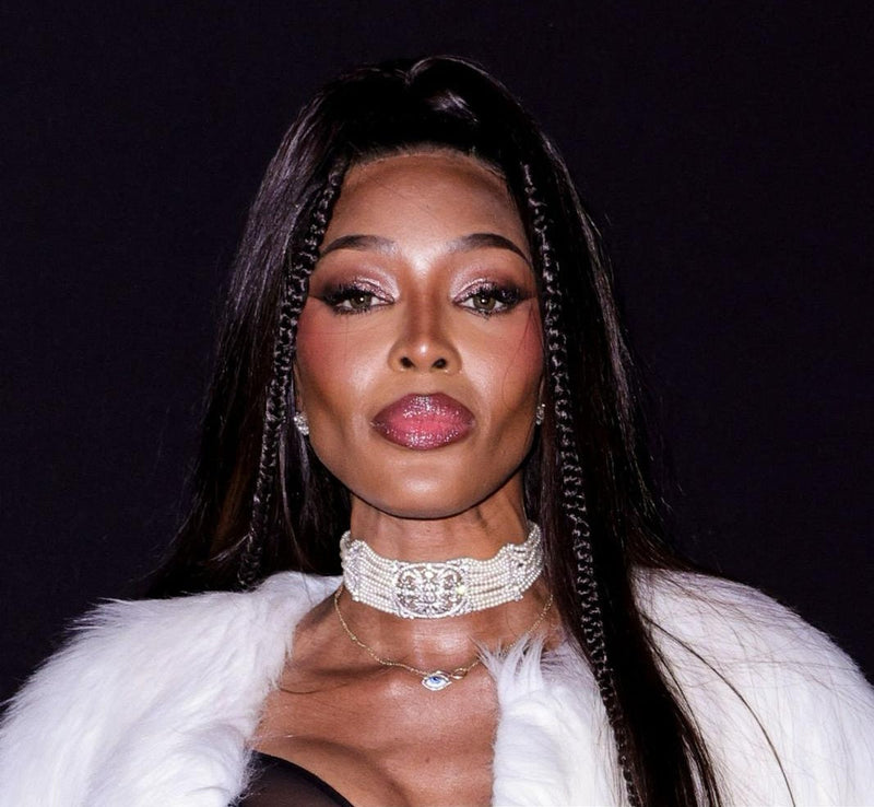 Naomi Campbell wears Pennisi for Vogue Italia dinner during MFW25
