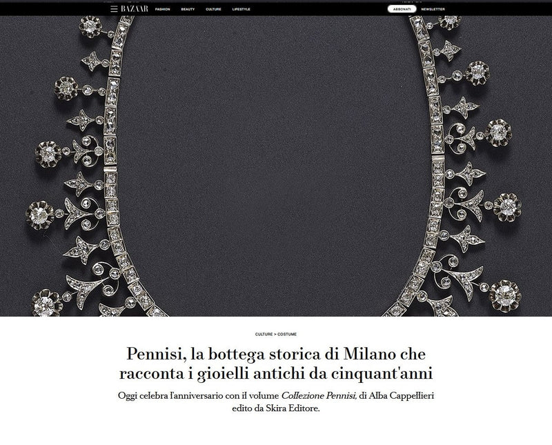 Harper's Bazaar - Pennisi, Milan's historic shop that has been telling the story of antique jewelry for fifty years