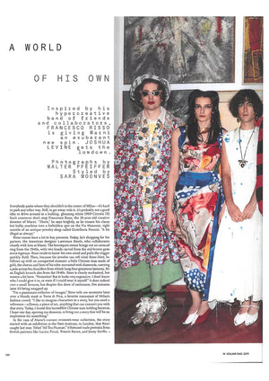 Francesco Risso, Marni’s creative director talking about us on W Mag