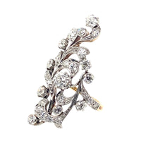 Anello antico con diamanti 1900 c.a