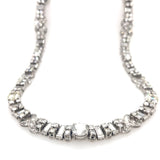 Art Deco platinum and diamond necklace