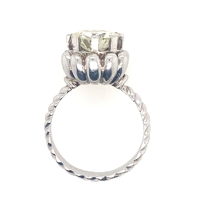 White gold solitaire ring, 1940