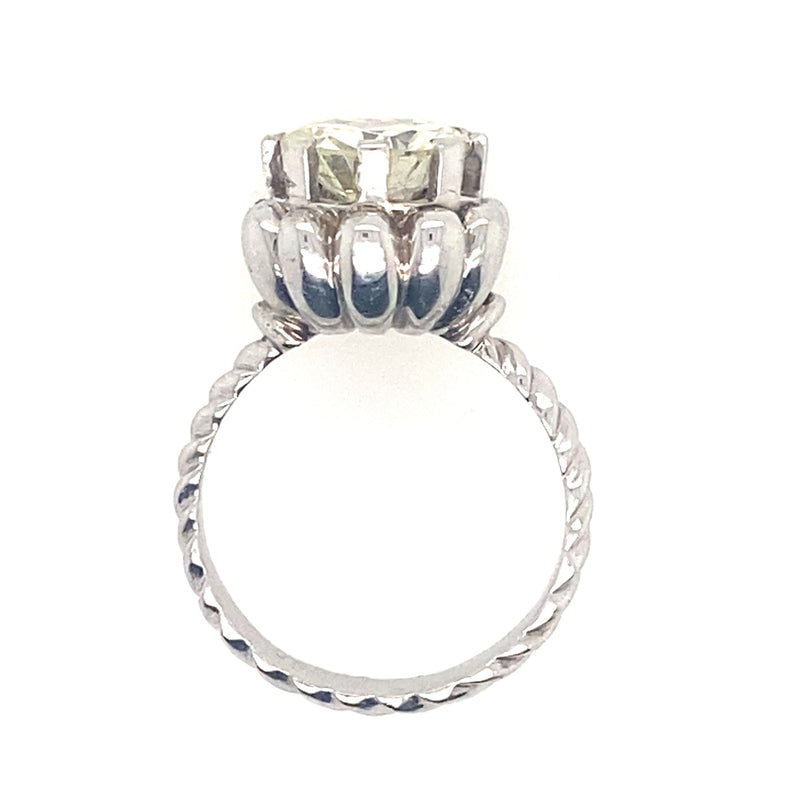 White gold solitaire ring, 1940