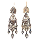 Exquisite Edwardian diamond earrings