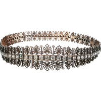 Important diamond bracelets convertible into chocker necklace