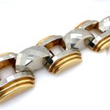 Art Déco two colour gold bracelet, 1935