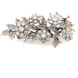 Buccellati white gold and diamond flower brooch