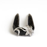 Lilium diamond hairpin by Jenny Walton