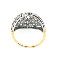 Art Déco gold platinum and diamond ring, 1920