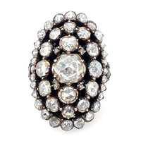 Antico anello con diamanti