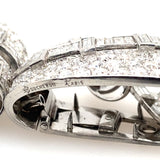 Boucheron platinum and diamond double clips