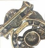 Important collier ras de cou diamant antique / bracelets jumeaux
