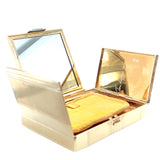 Tiffany gold, diamond sapphire and emerald vanity case