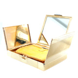 Tiffany gold, diamond sapphire and emerald vanity case