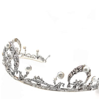 Importante collana-tiara di diamanti e perle, 1915 ca. Edoardiano