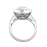 Important Art Deco Old-cut diamond ring