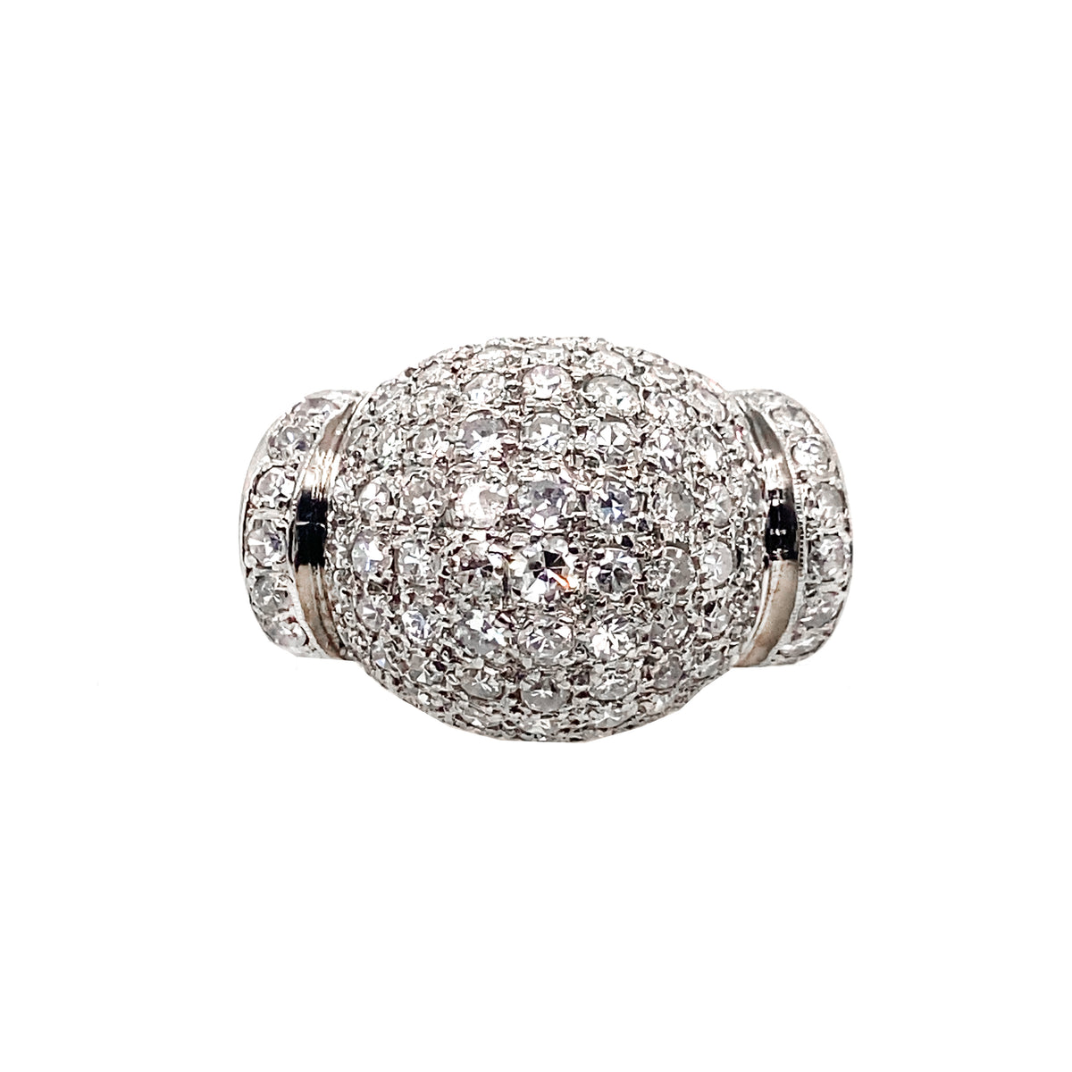 Anello Art Déco in platino e diamanti, 1930