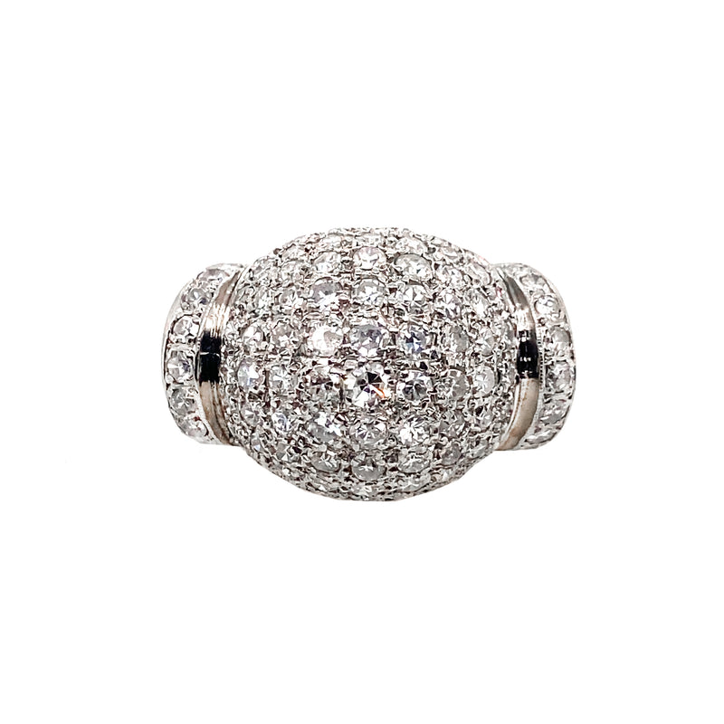 Anello Art Déco in platino e diamanti, 1930
