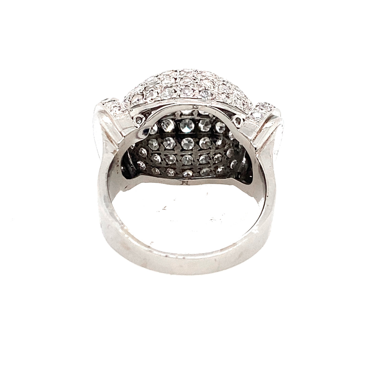 Anello Art Déco in platino e diamanti, 1930