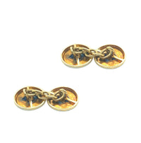 Art Déco diamond and sapphire cufflinks
