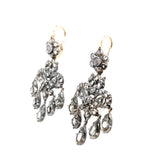 Antique diamond chandelier earrings