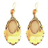 Victorian gold earrings