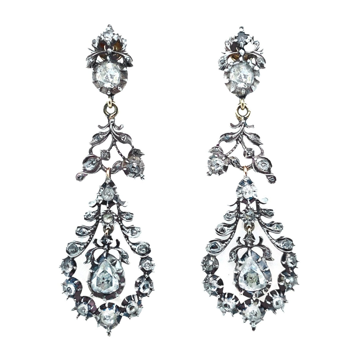 Georgian diamond earrings