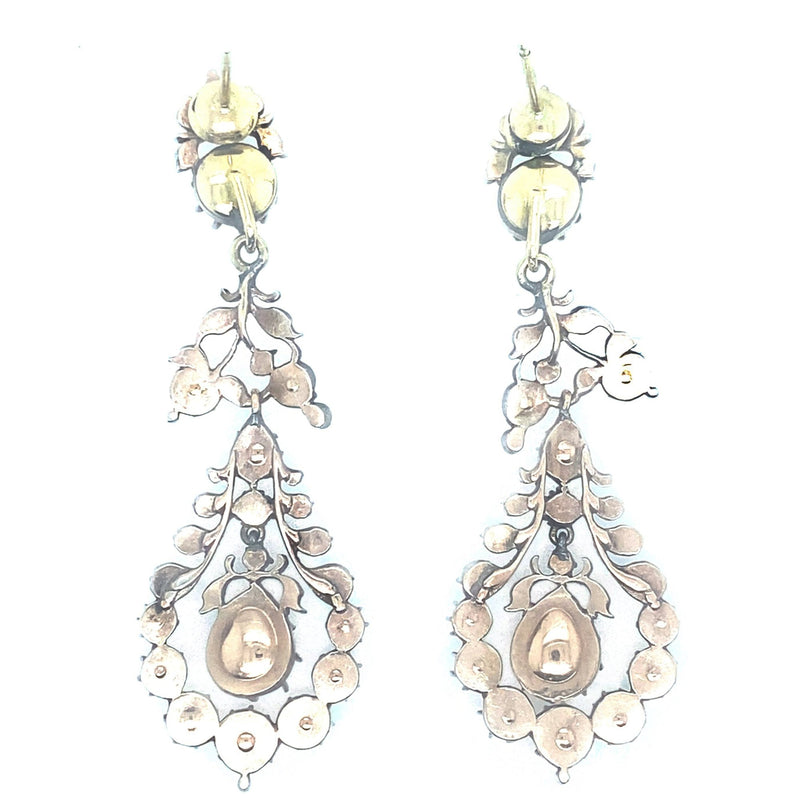 Georgian diamond earrings