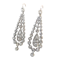 Victorian diamond earrings