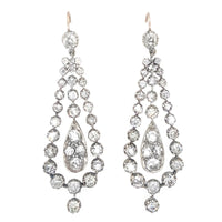 Victorian diamond earrings