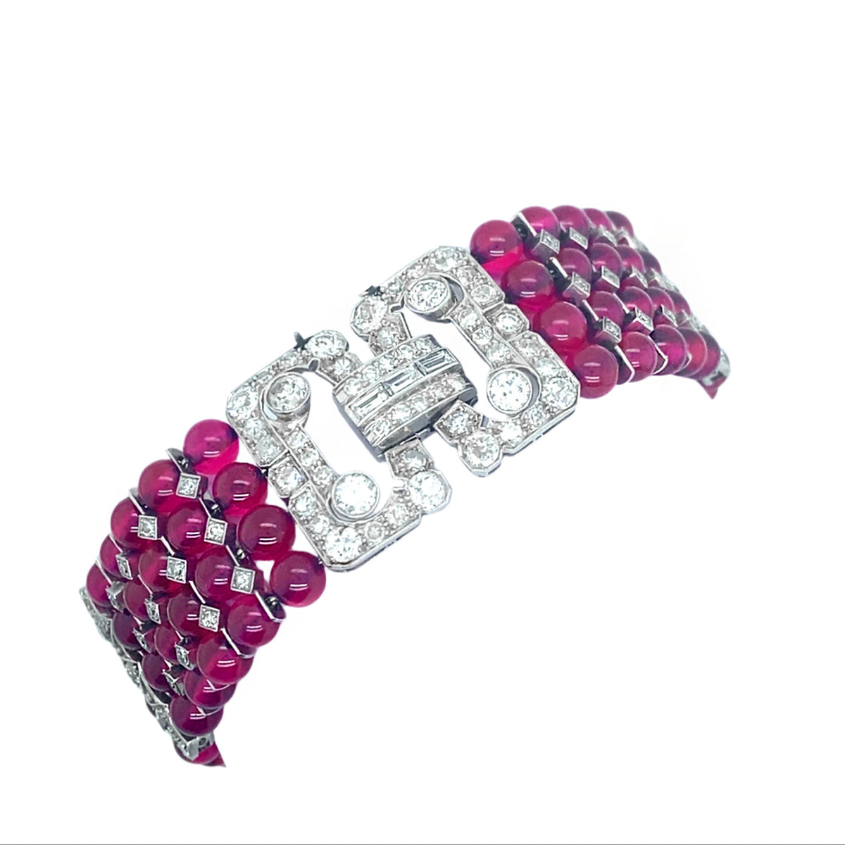 Bracciale per orologio Tissot in platino Art Déco