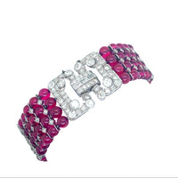 Bracciale per orologio Tissot in platino Art Déco