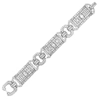 An Art Déco platinum and diamond bracelet, 1930 c.a.