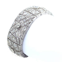 A very fine Art Déco platinum and diamond bracelet. France, 1920 c.a.