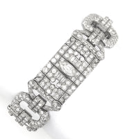 An Art Déco platinum and diamond bracelet, 1930 c.a.