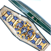 Antique gold enamelled bracelet 1840