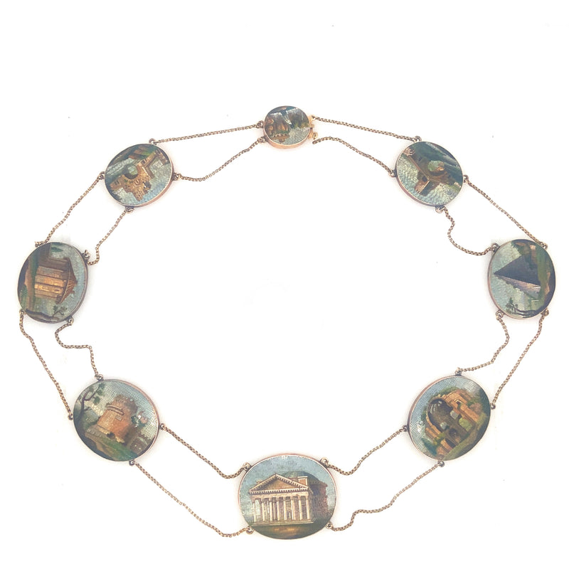 Parure in micromosaico oro