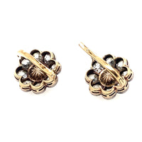 Victorian diamond and pearl earrings